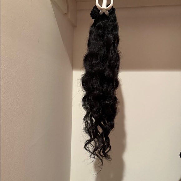 2 Raw Indian Curly Bundles26” Never Worn